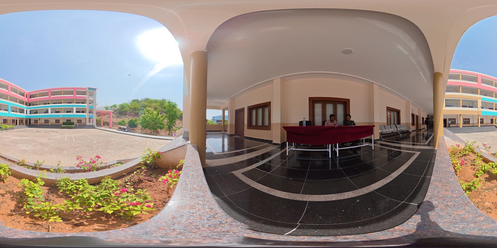 Outside Admission Office