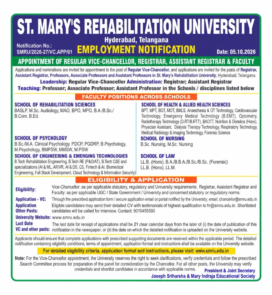 Employment Notification Poster