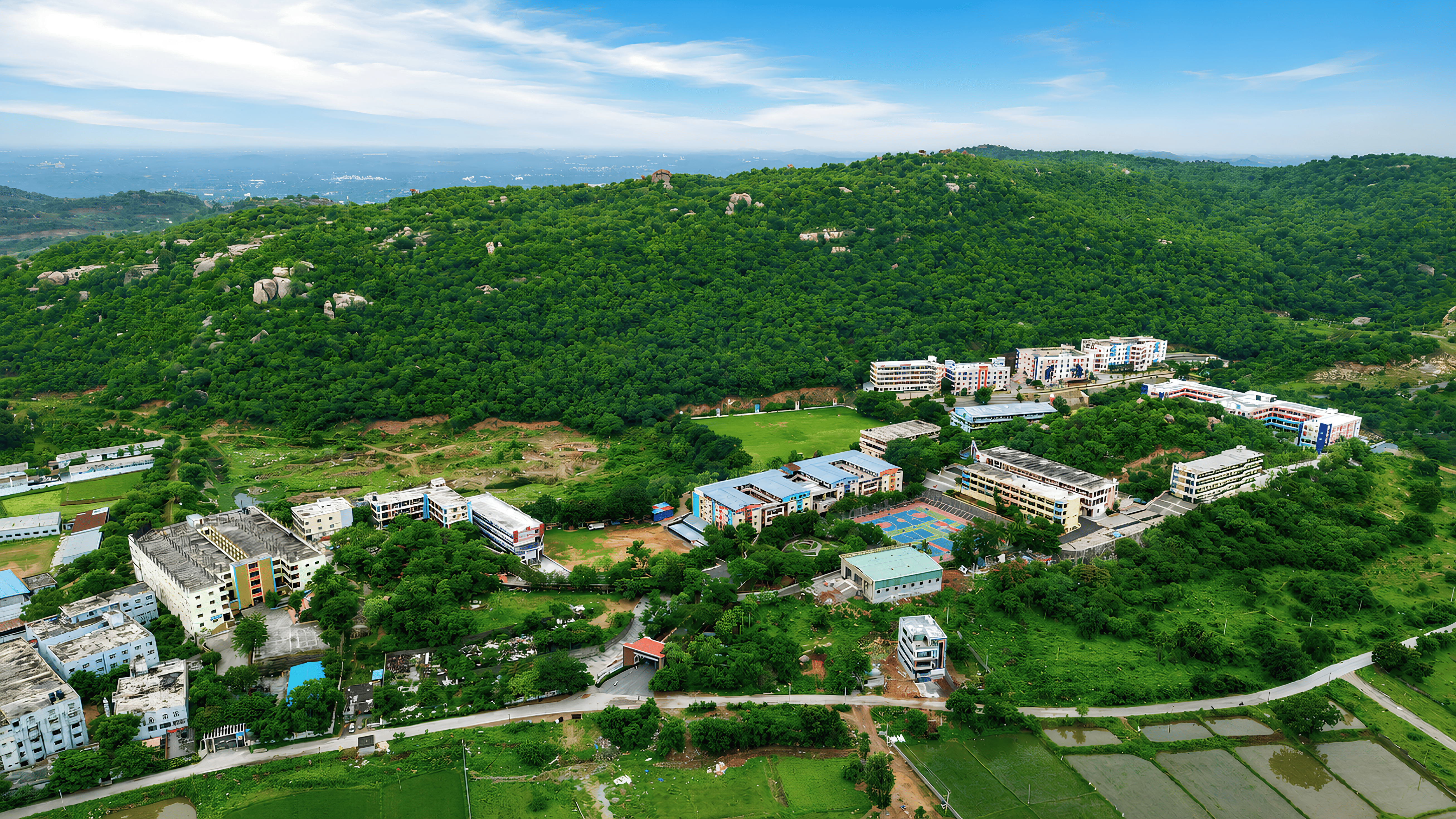 120-Acre St. Mary's Rehabilitation University Campus Aerial View